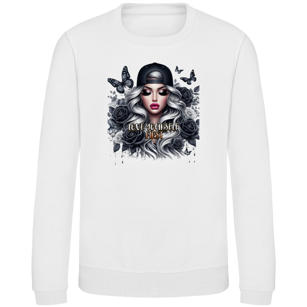 Love Yourself First Pullover Kinder