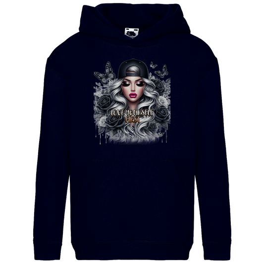 Love Yourself First Hoodie Kinder