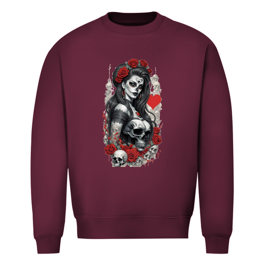 La Catrina mit Totenköpfe Pullover Herren