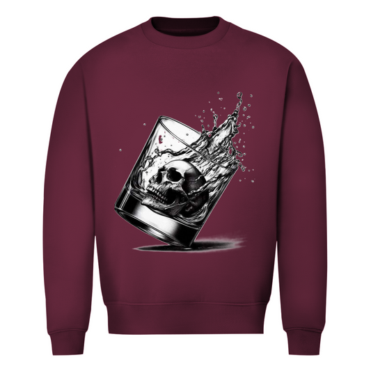 Totenkopf im Glas Pullover Herren